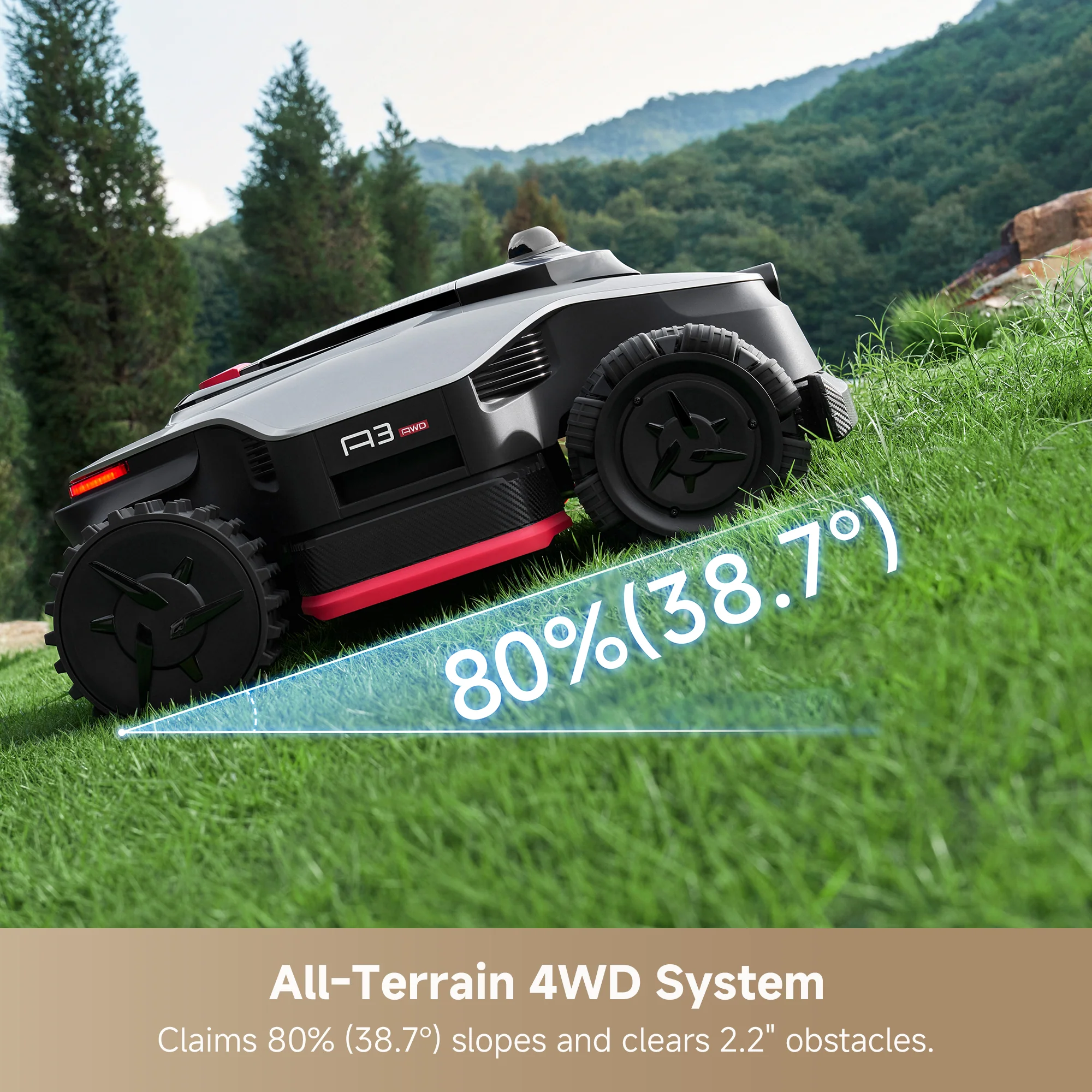 Dreame A3 AWD Pro Robot Lawn Mower - Image 4