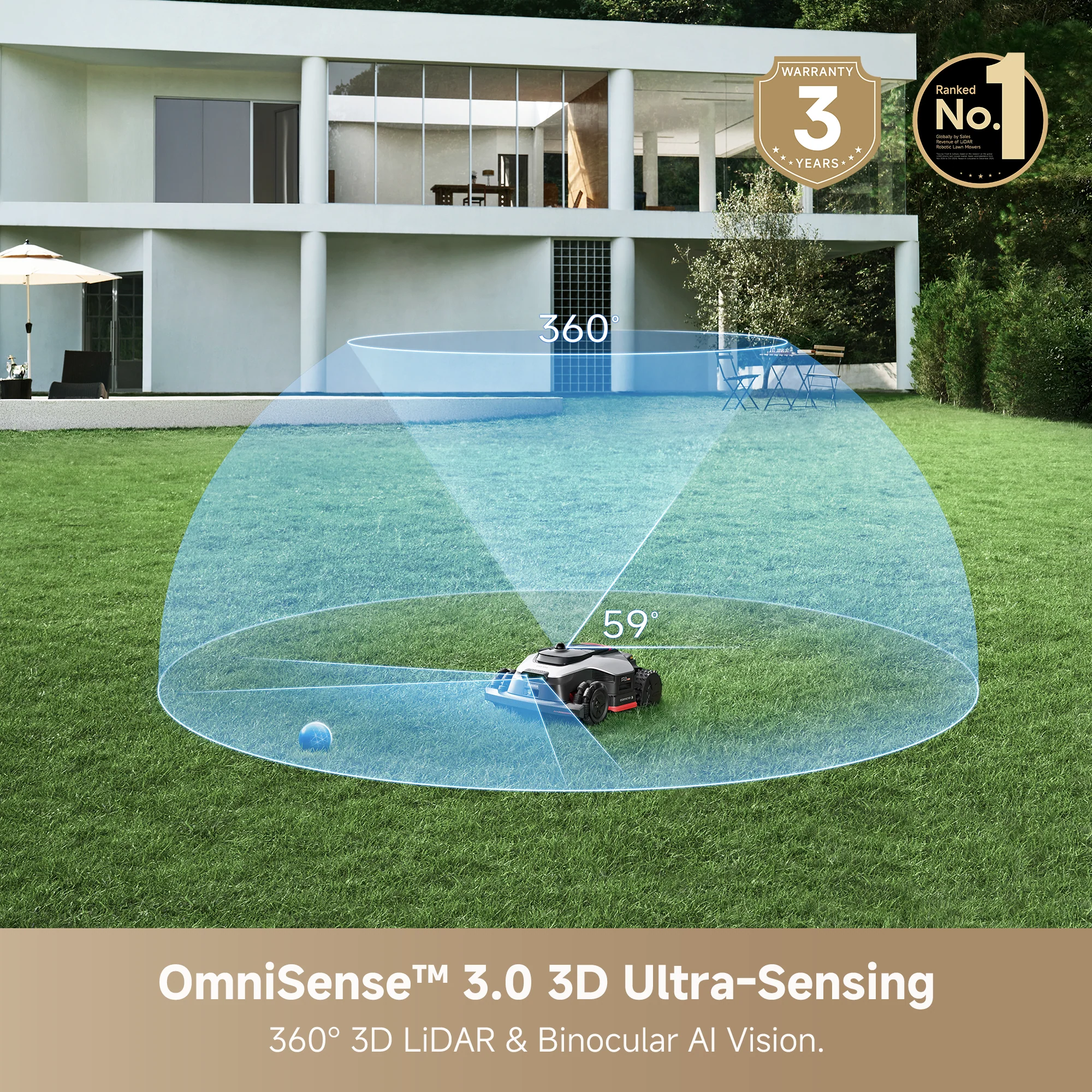 Dreame A3 AWD Pro Robot Lawn Mower - Image 6