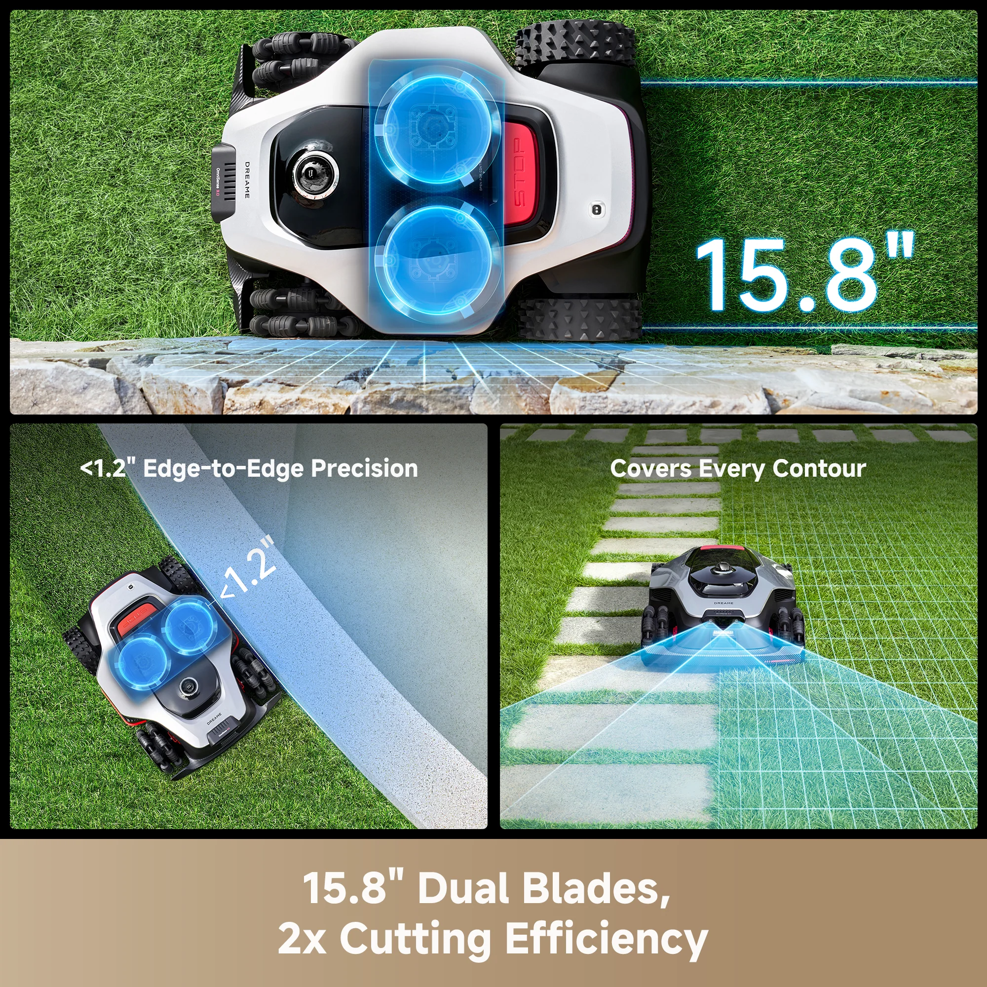 Dreame A3 AWD Pro Robot Lawn Mower - Image 7