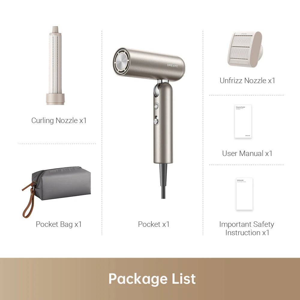 Dreame Pocket High-Speed Hair Dryer - Image 8