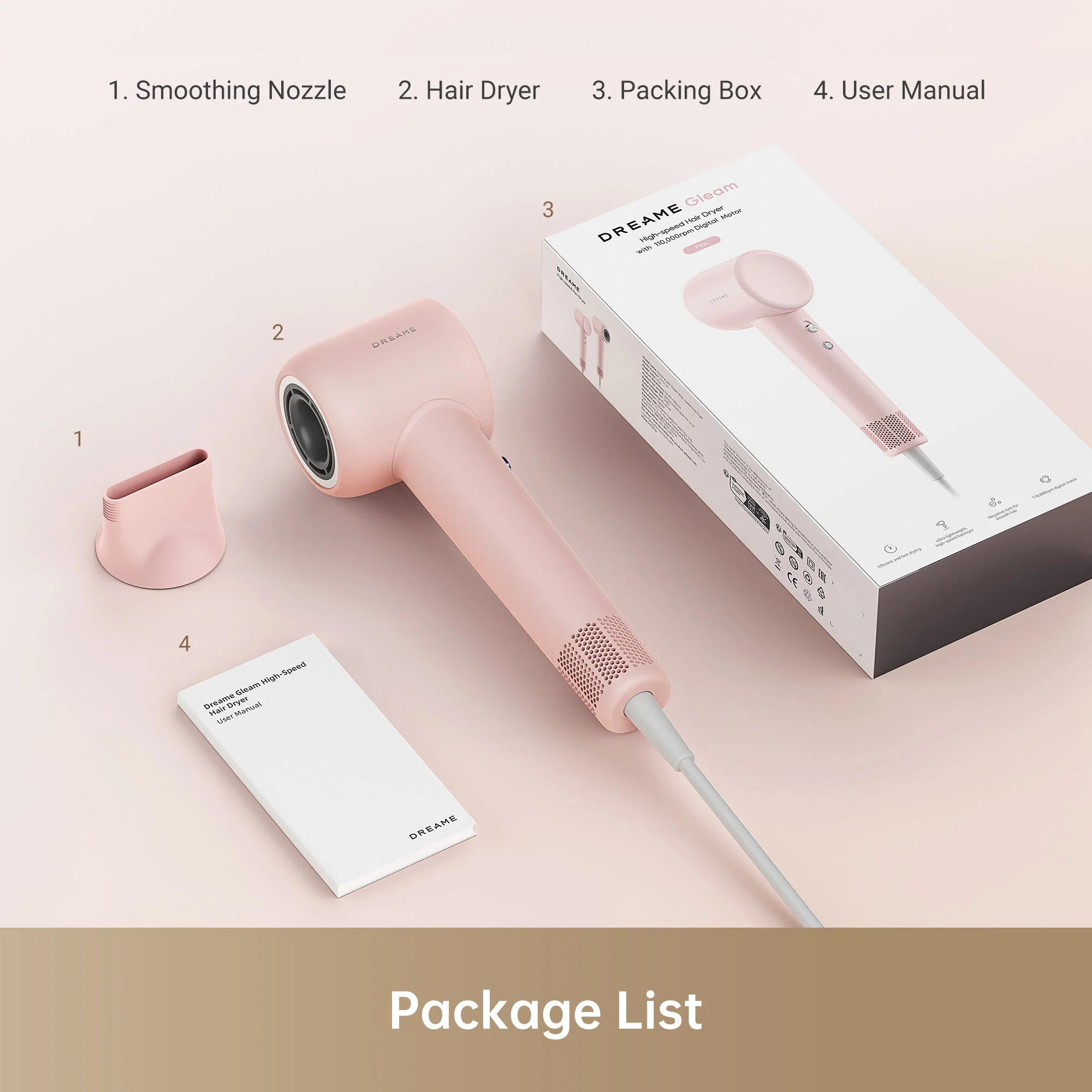 Dreame Hair Gleam High-Speed Hair Dryer - Image 3
