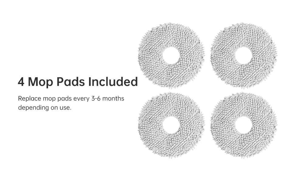 Dreame L10s Ultra Rotary Mop Pads (4-Pack) - Image 2