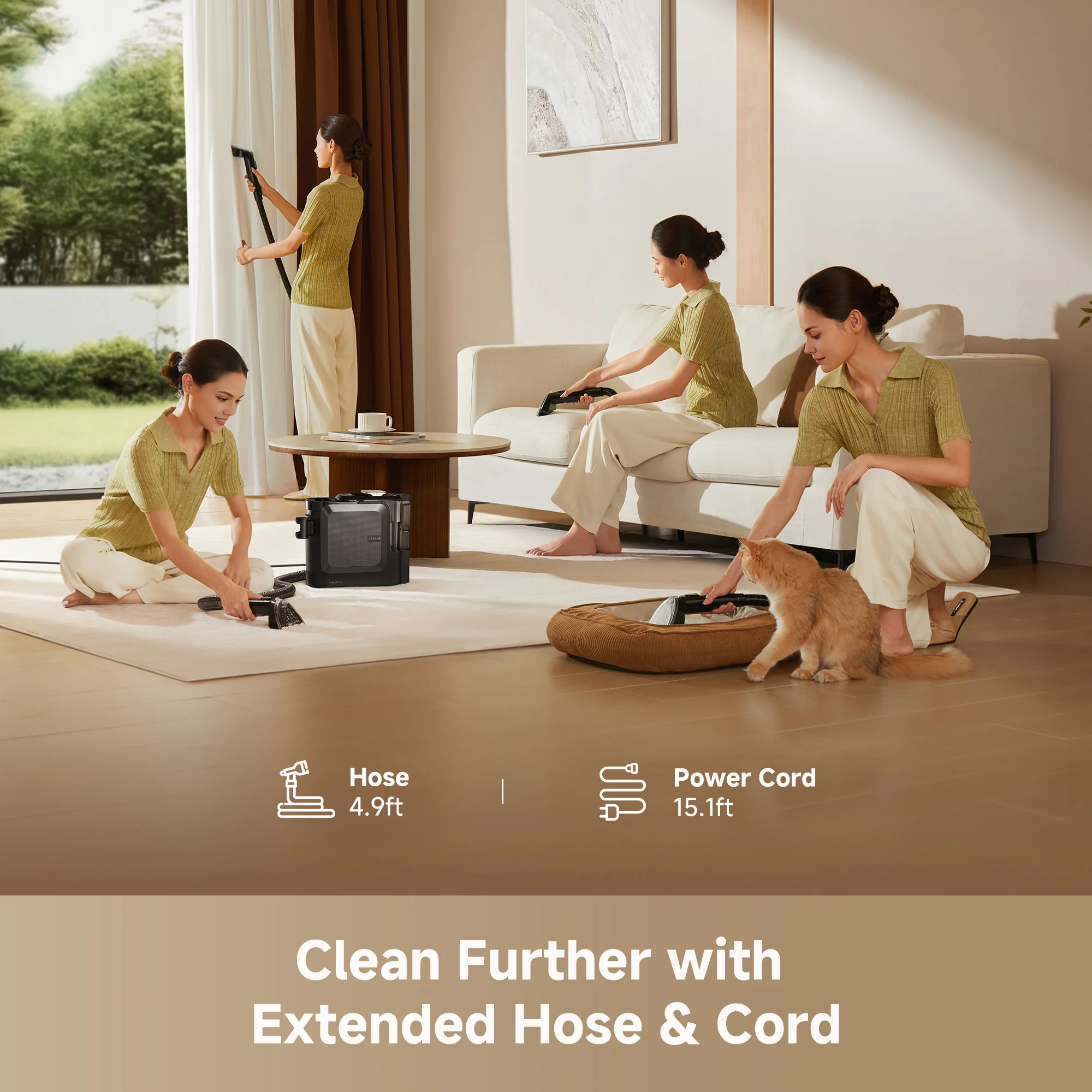 Dreame N20 Steam Portable Carpet Cleaner - Image 8