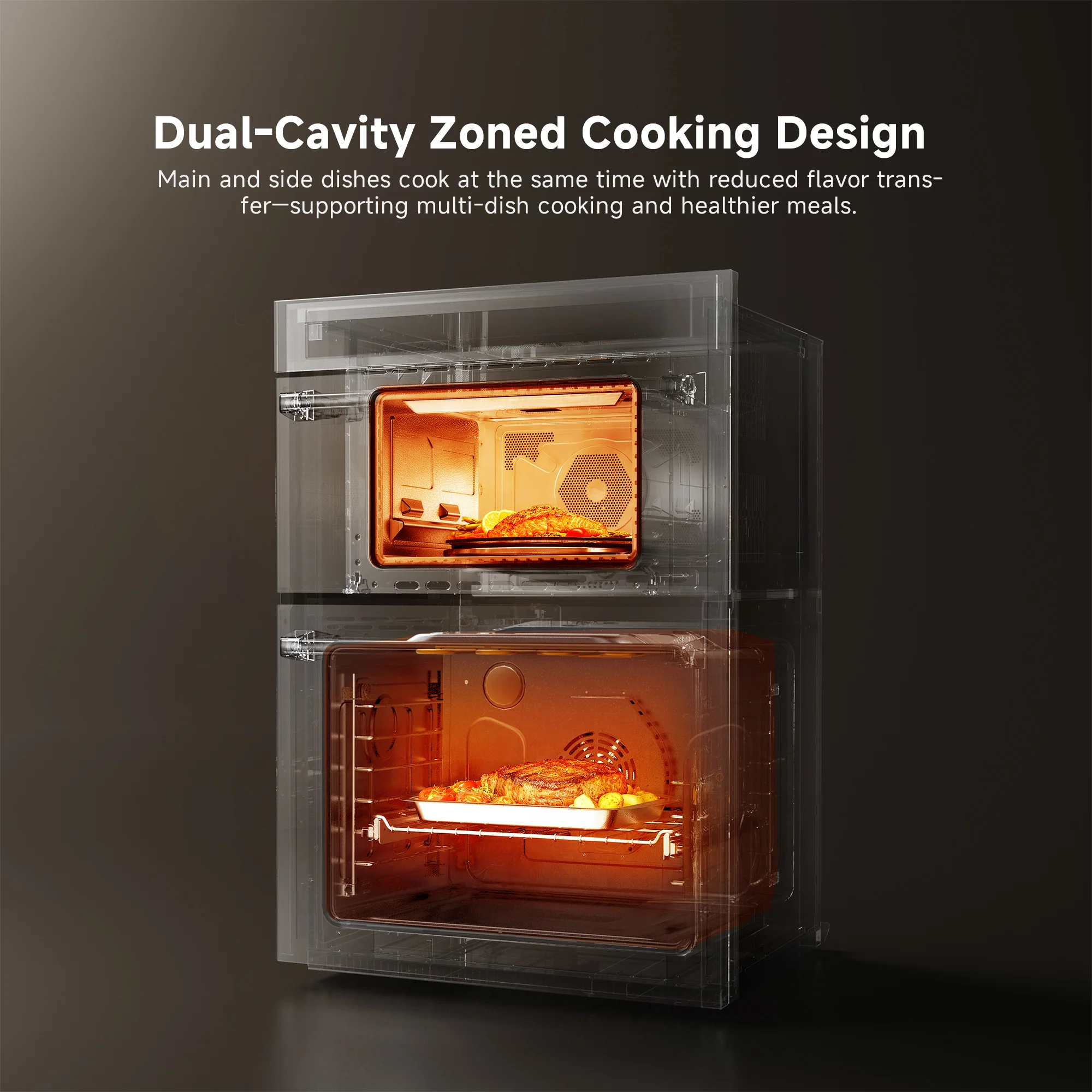 Dreame OZ601 Pro Microwave Combo Double Wall Oven - Image 7