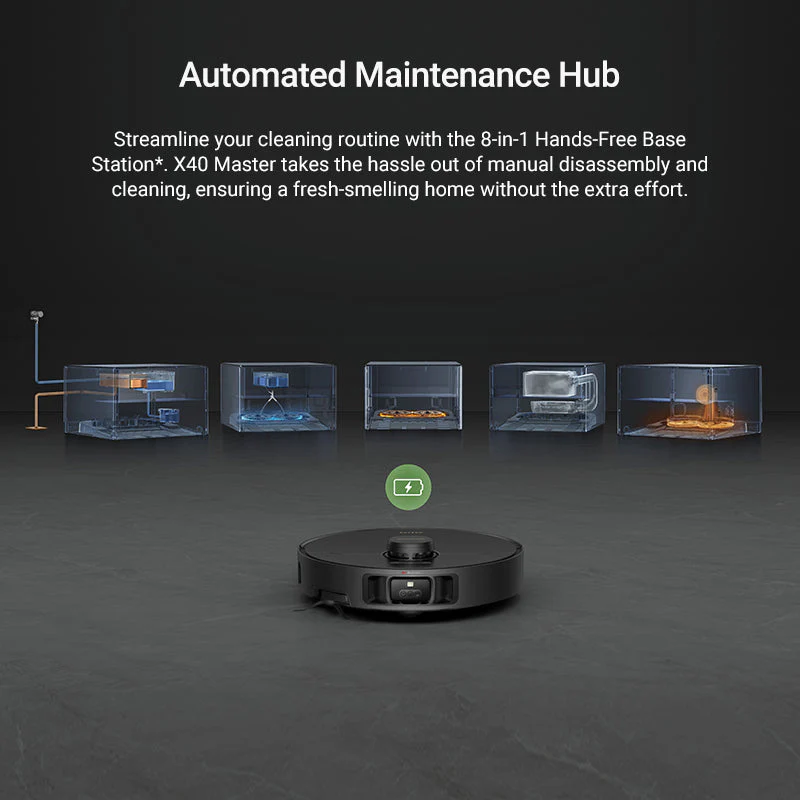Dreame X40 Master Robot Vacuum with Auto Water Refilling and Draining - Image 5