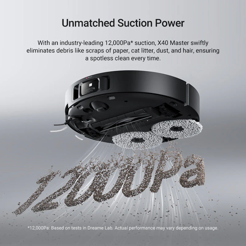 Dreame X40 Master Robot Vacuum with Auto Water Refilling and Draining - Image 6