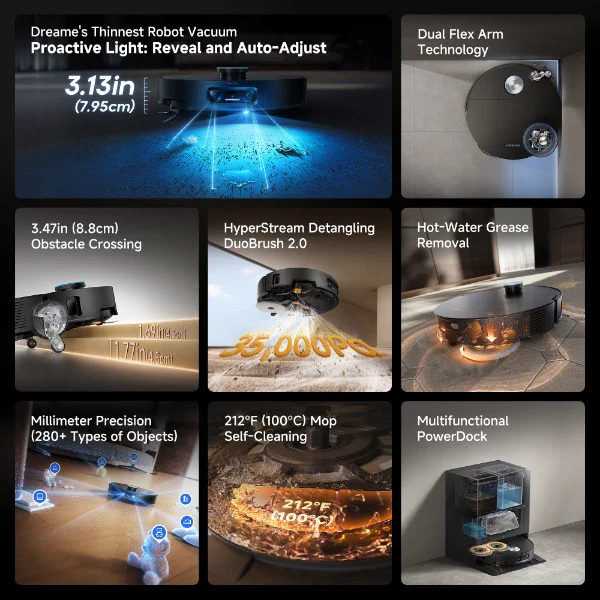 Dreame X60 Ultra Robot Vacuum - Image 3
